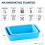Microgreens Planter – Knowing Nature – Sky Blue